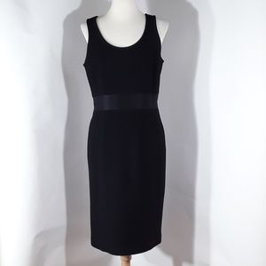 Ann Taylor black simple evening sleeveless dress